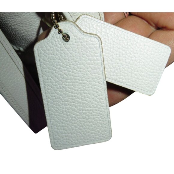 Coach 2015 Leather Chain Whiplash Whipstitch Crossbody Mini Duffle Bag 35373 - Picture 10 of 14